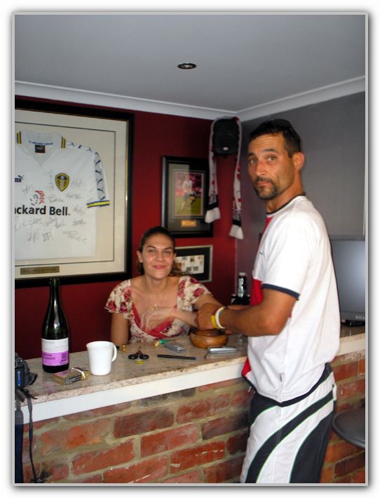 FJ & Denise in DJ Toolshed Bar Xmas Day 2006